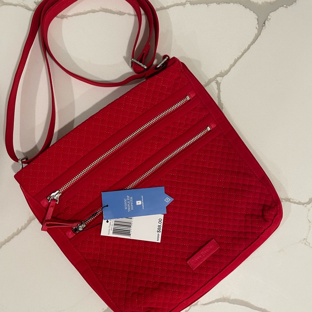 NWT Triple zip hipster / crossbody.  BEAUTIFUL!
